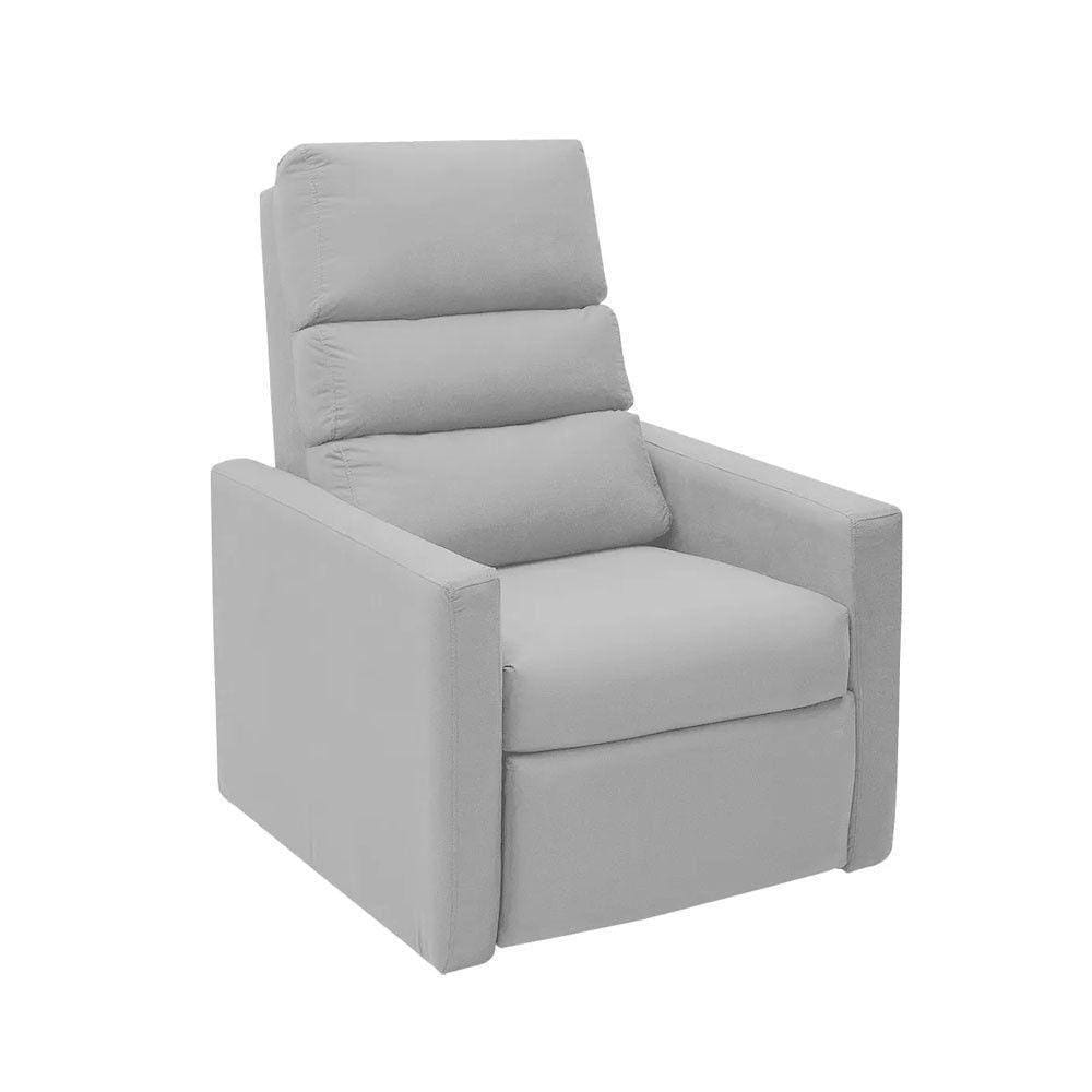 Poltrona Do Papai Reclinável Ravena Material Sintético Branco Speciale Home Branco
