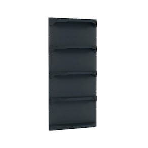 Kit 5 Bandejas Para Gondola Canto 202 Fit 40/60 Preto Sp Eti