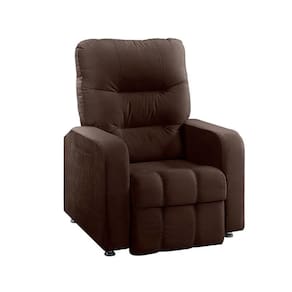 Poltrona Do Papai Reclinável Maldivas Suede Marrom Chocolate Plus Speciale Home Marrom Chocolate