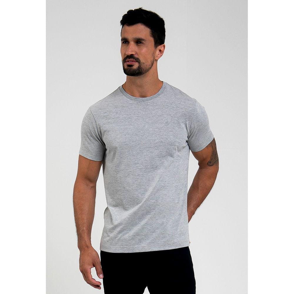 Camiseta Manga Curta Lisa Plus Size