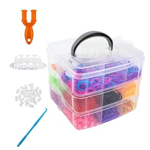 Maleta De Elásticos Pulseiras Loom Band Infantil Cabelo