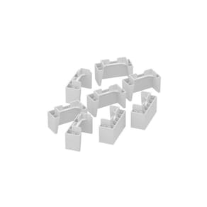 Módulo Cozinha Henn Connect Kit 8un Pés Pvc P- Balcão De Branco-henn