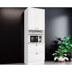 Torre Quente De Cozinha Paneleiro Americana C-1 Forno E 3 Portas C-1basculante 71x220cm Branco - Henn