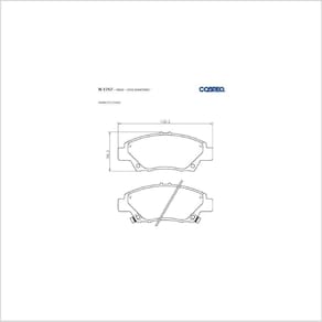 Pastilha de Freio Cobreq N-1767 Honda WR-V de 2017 até 2023