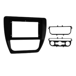 Moldura Fiamon 9" Volkswagen Jetta 2011 até 2018 Preto Fosco