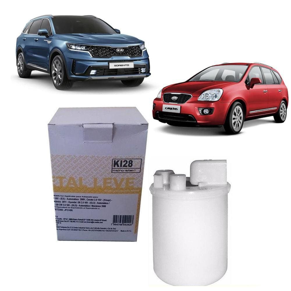 Filtro Combustível Mahle Kia Carens / Sorento 1.6 2.0 Koup