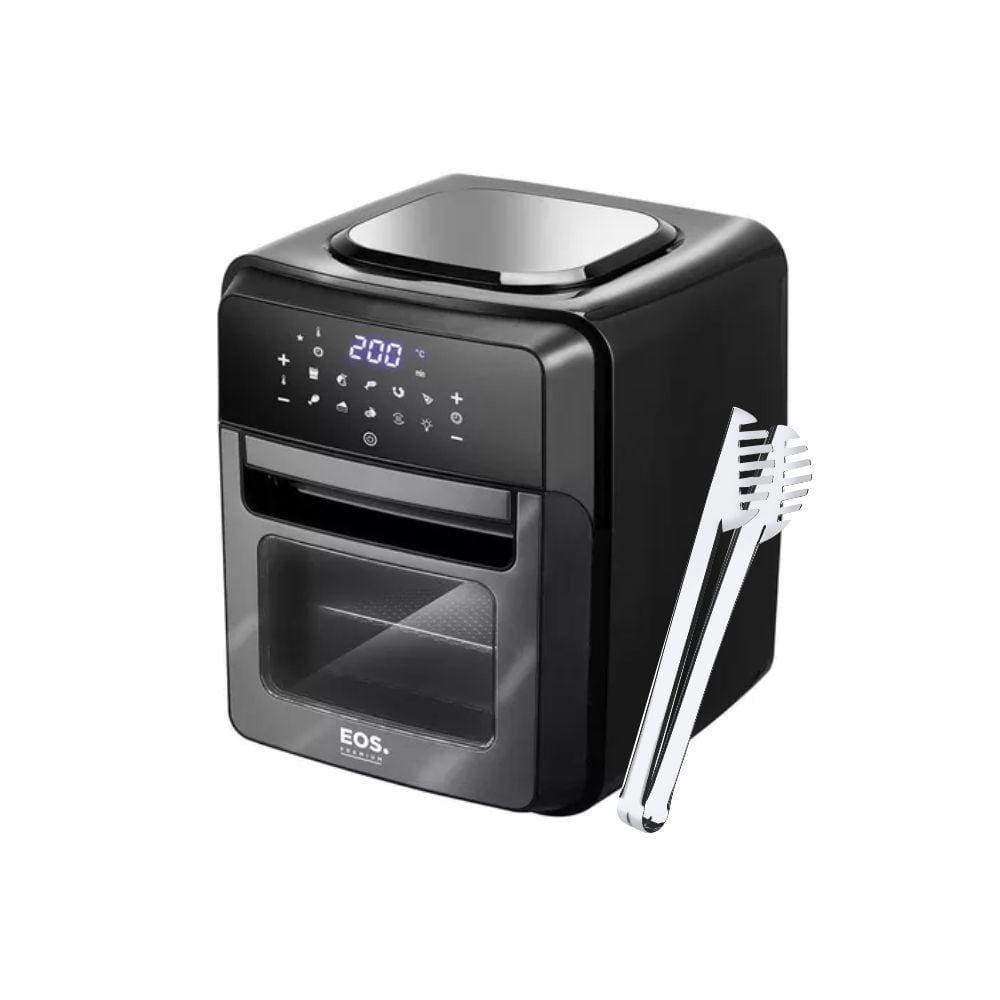 Conjunto Fritadeira Air Fryer Digital Eaf12t 127v Eos e Pegador de Massa Utility Tramontina