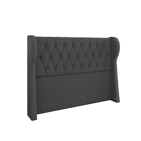 Cabeceira Para Cama Box Solteiro 90 cm Beatriz Linho Cinza I02 - D`Rossi