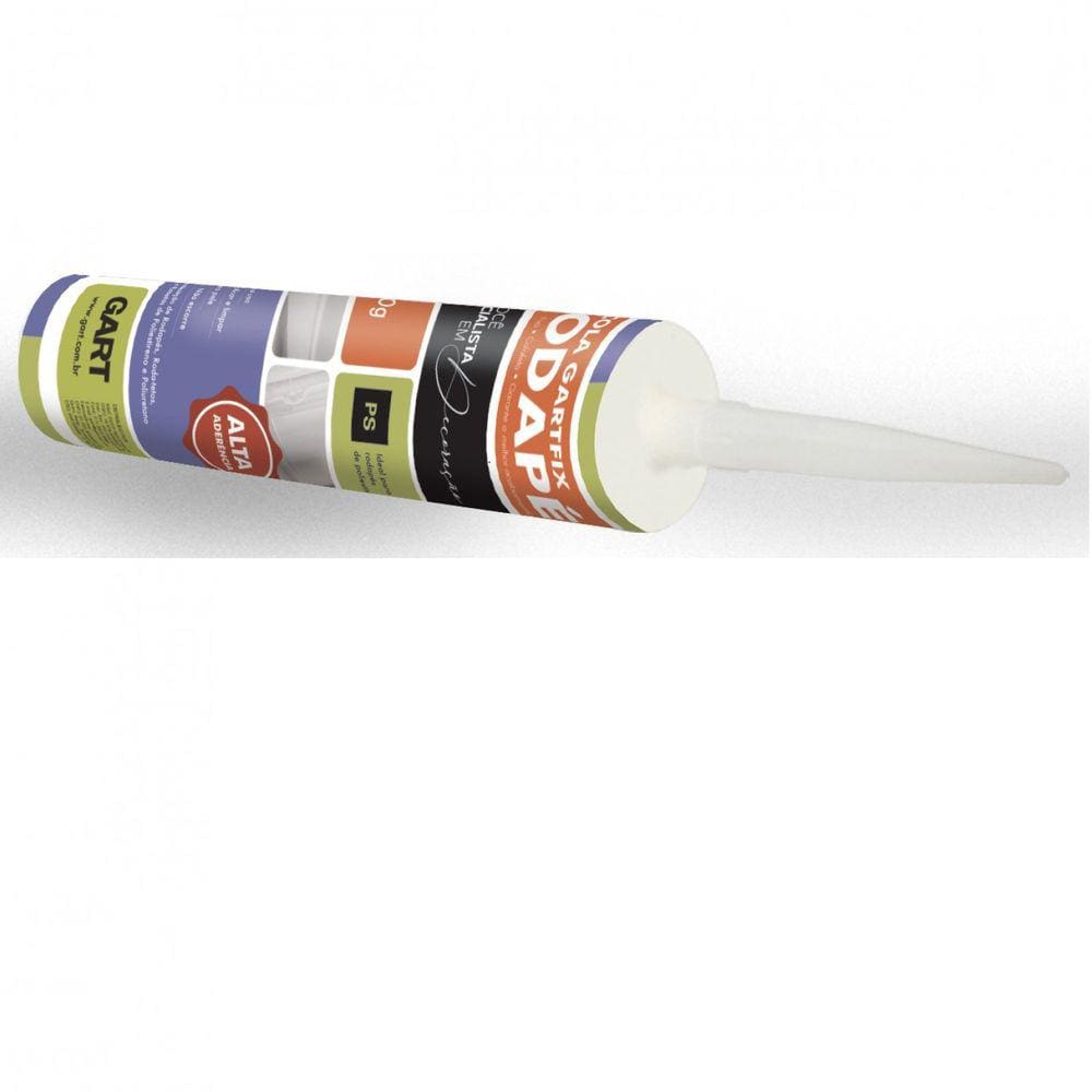 Cola Gartfix Rodapé 400g NMC Pisos Branco
