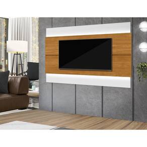 Painel para Tv 180 X 128 Cm Mdp Berlim Off White/Marrom