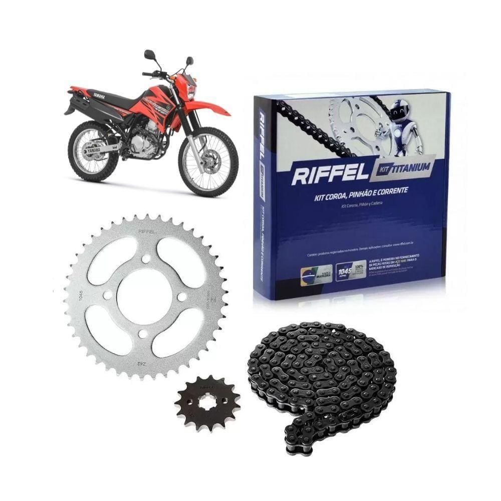 Kit Relação Transmissão Riffel XTZ 250 Ténéré 2010-2019