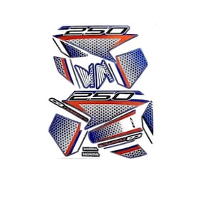 Kit Adesivo Jogo Faixas Honda Cb 250 F Twister Cbs 2022 Azul