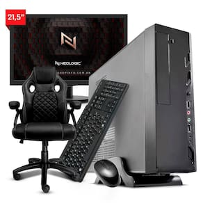 Computador Completo Intel Core I5 10400 10º Geracao 8Gb Ssd 240Gb + Cadeira - Neologic Home Slim - Nli84187