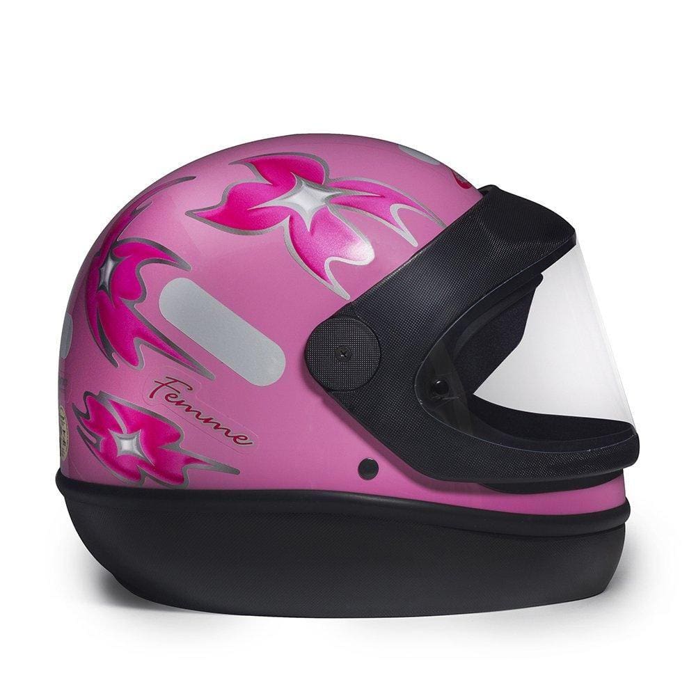 Capacete Taurus Femme Rosa tamanho 56