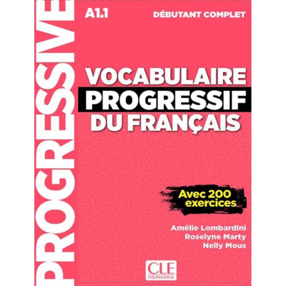 Vocabulaire Progressif Du Francais - Niveau Debutant Complet + Cd - Nouvelle Couverture