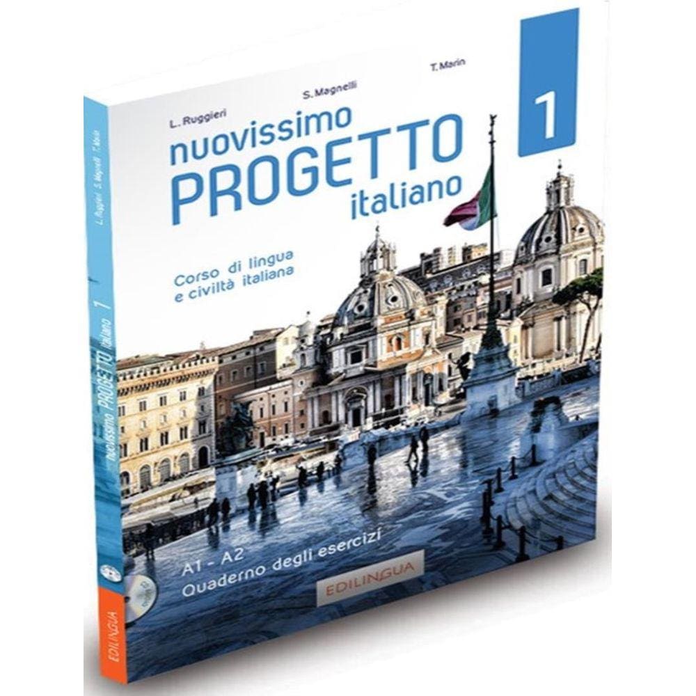 Nuovissimo Progetto Italiano 1 (A1-A2) - Quaderno Degli Esercizi + 1 Cd Audio