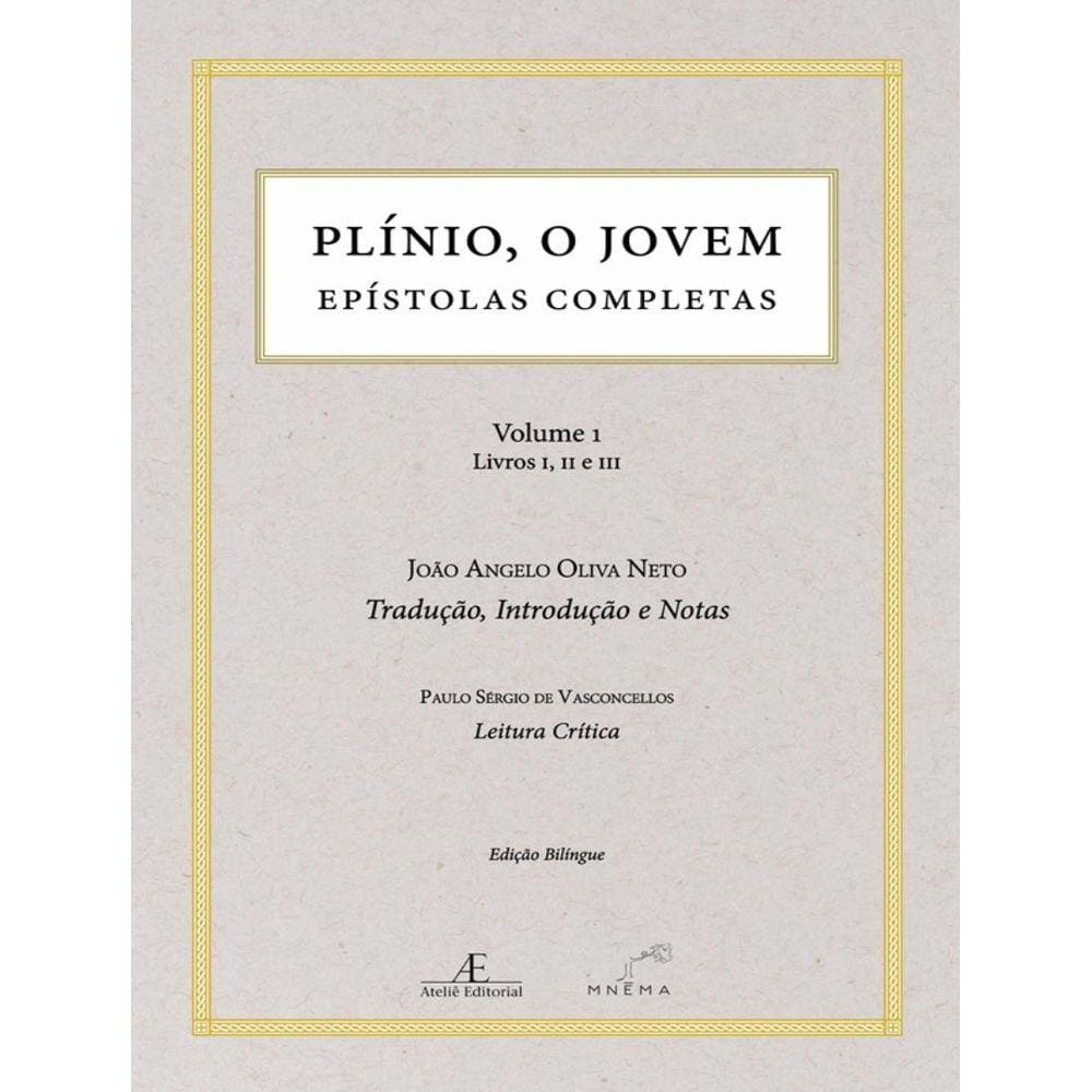 Plinio, O Jovem - Epistolas Completas
