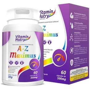 A-Z Maximus 500Mg  60 Caps  - Padrão: Único