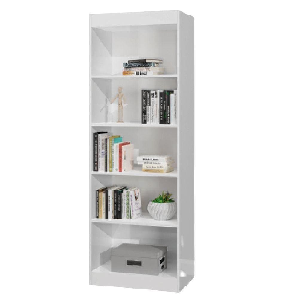 Estante Livreiro Multiuso 4 Prateleiras 1,78m Office Branco J&a Branco