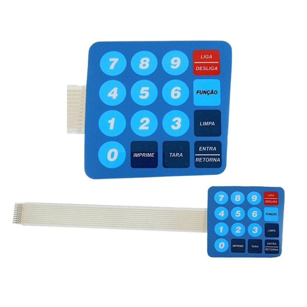 Teclado Balança Urano Pop Azul Pinado - Cód 603