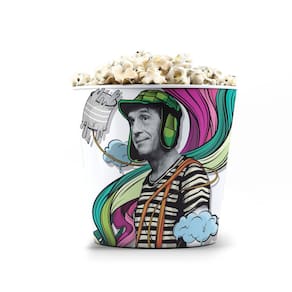 Balde de Pipoca Licenciado CHAVES - Ilustração