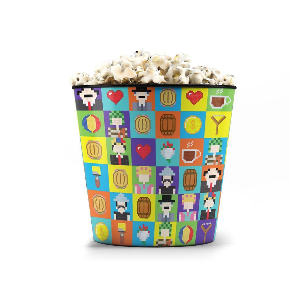 Balde de Pipoca Licenciado CHAVES - 8bits