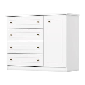 Comoda Americana 01 Pt. 04 Gav. Branco - Henn