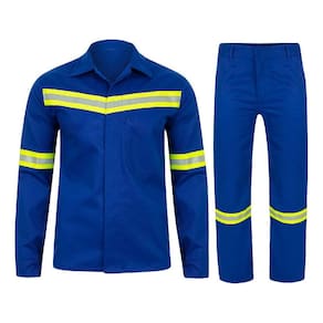 Conjunto Uniforme EPI Faixa Refletiva Nr10 Segurança do Trabalho Mecanico Eletricista Construçao Obra Serviço