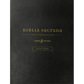 Biblia Nvi - Couro Soft, Preto, Letra Grande, Com Espaco Para Anotacoes, Leitura Perfeita