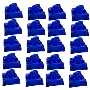 20 Porta Guardanapos Sachê Azul Com Furador Restaurantes