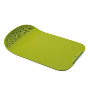 Tábua De Cozinha Com Escorredor Multifunção Verde
