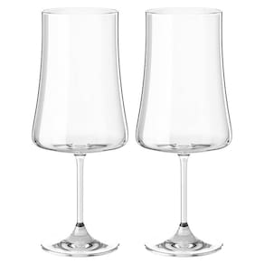 Taças Vinho E Água Cristal 560Ml Titânio Pleasure 2 Peças