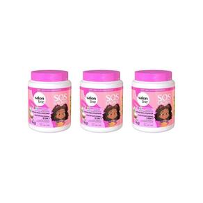 Creme Pentear Salon Line 1Kg Cachos 5Em1 Hidrata Kids-3Un