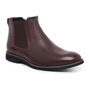 Bota Chelsea Masculina Couro Moderna Cano Baixo Confortável