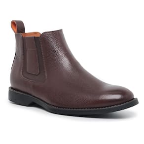 Bota Chelsea Masculina Couro Cano Baixo Confortável Moderna