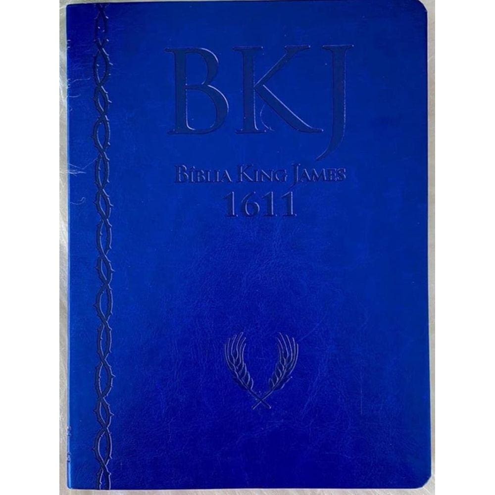 Biblia Bkj1611 Ultrafina Ampliada - Azul