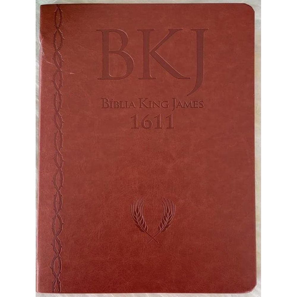 Biblia Bkj1611 Ultrafina Ampliada - Marrom