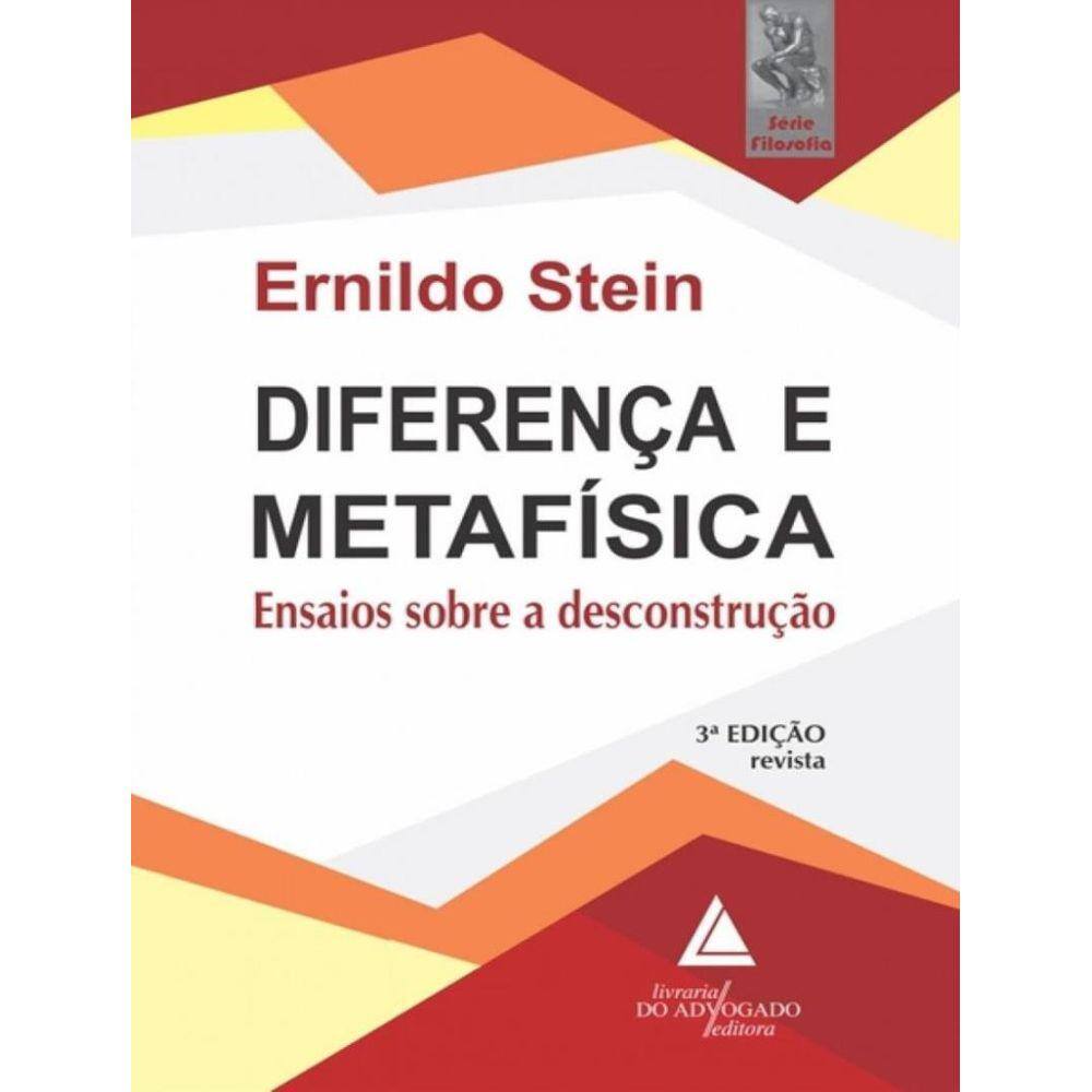 Diferenca E Metafisica - 3ª Ed