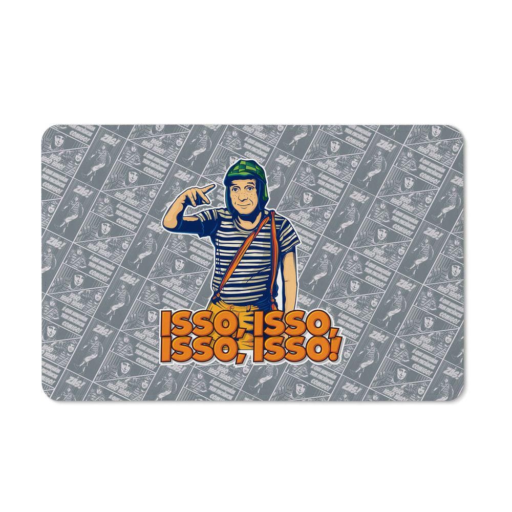 Tapete de Tecido Licenciado CHAVES - Isso, Isso, Isso - cinza