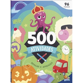 Livro Educativo Infantil 500 Atividades Para Escolas