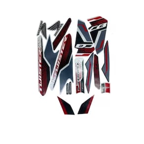 Kit Jogo De Adesivos Cb 250f Abs Twister Vermelho 2021