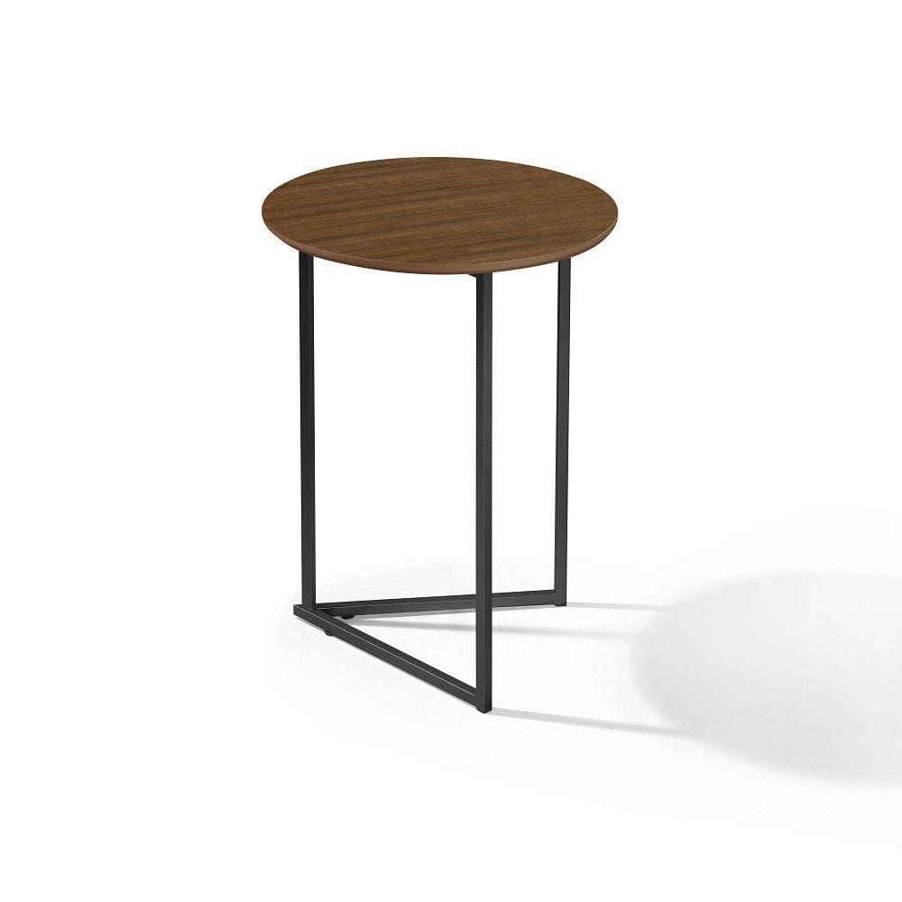 Mesa Lateral Decorativo Redonda Industrial Jade Pronto Envio