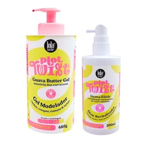 Gel Modelador Guava Butter Gel 480g + Elixir Revitalizador Guava Elixir 200ml Lola Plot Twist
