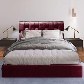Cabeceira Cherie Suede 160 Bordo