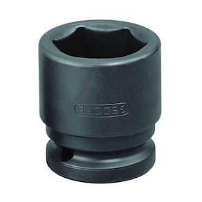 Soquete Sextavado Curto de Impacto 1" Encaixe de 1/2" - Gedore 019070