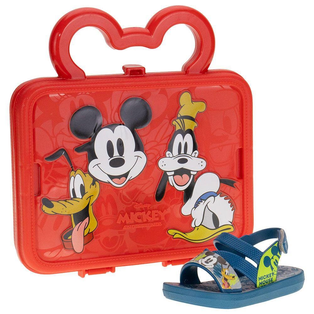 Kit Sandália Disney E Maleta Divertida Grendene Kids 22998
