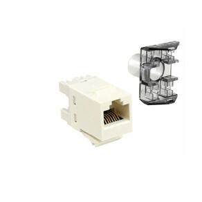 Kit 30 Keystone Femea Amp/Commscope Cat6E Branco 1375055-3