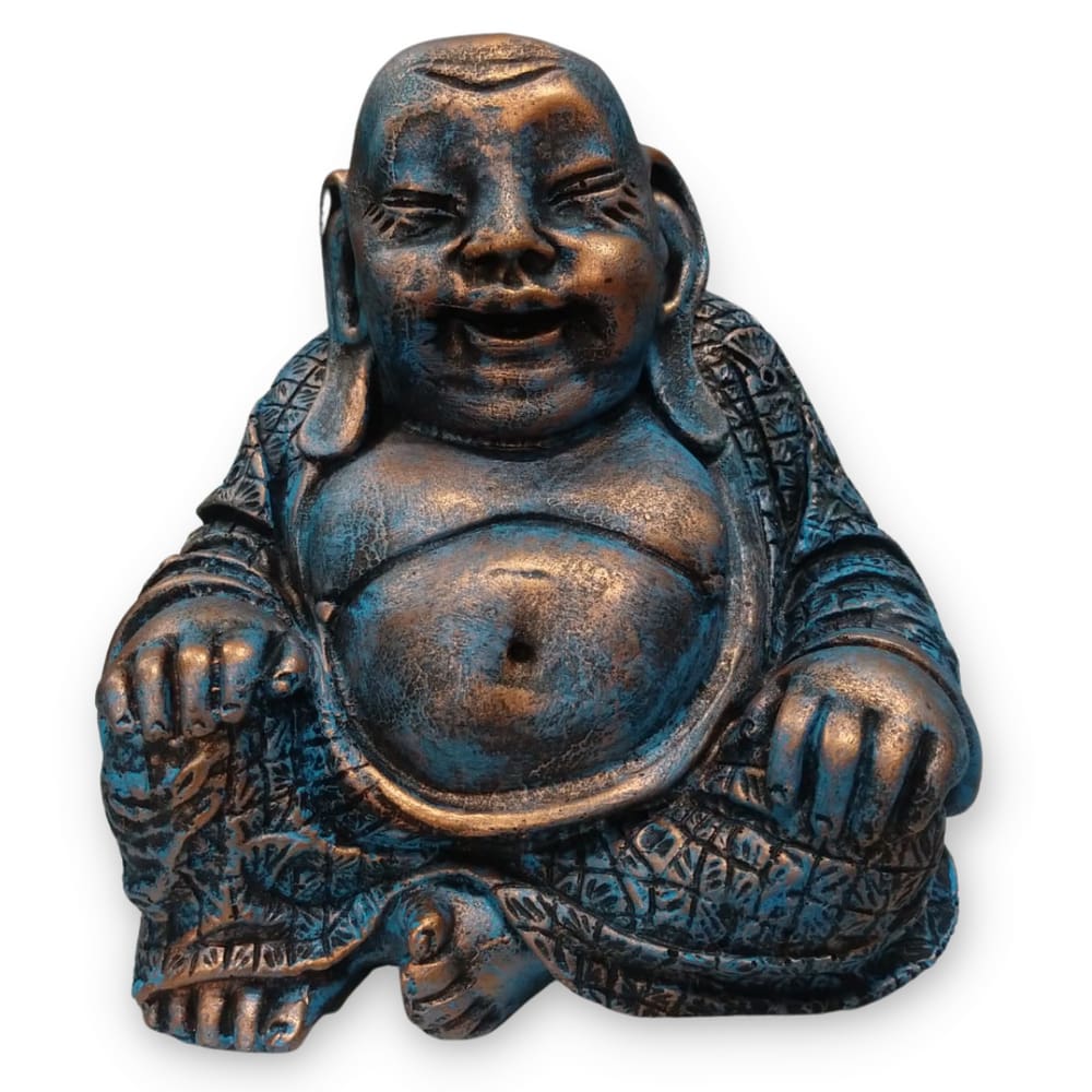 Buda Chinês Sentado - Azul