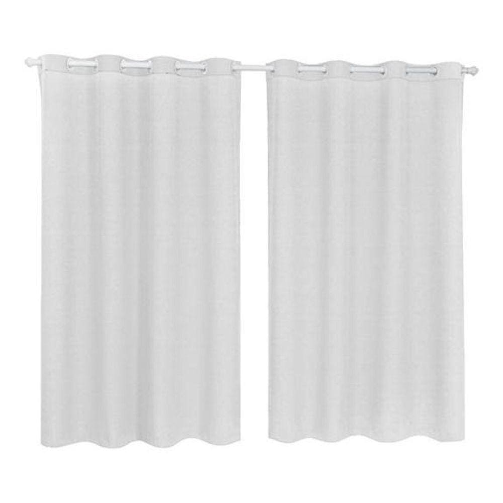Cortina Tecido Oxford Sala Quarto 2,80 X 1,80 - Branco