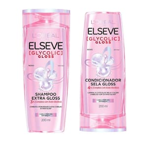 Shampoo + Condicionador Elseve Glycolic Gloss 200ml
